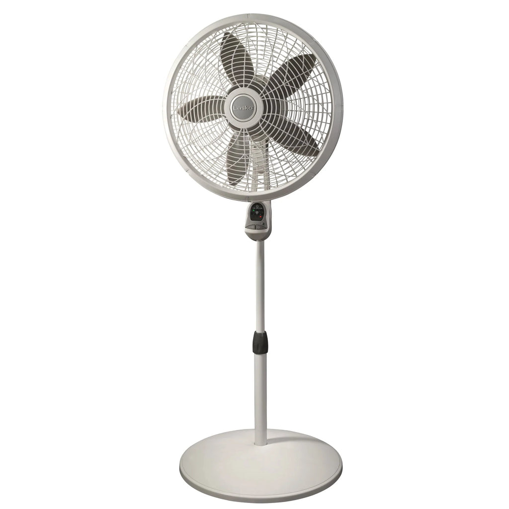 18 Oscillating Pedestal Fan with Remote, 3 Speeds, Black I298410