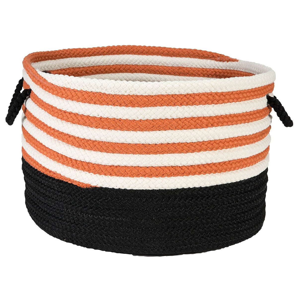 Orange & Black Storage Basket X95967