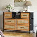 Rattan 6 Drawer Dresser C433196