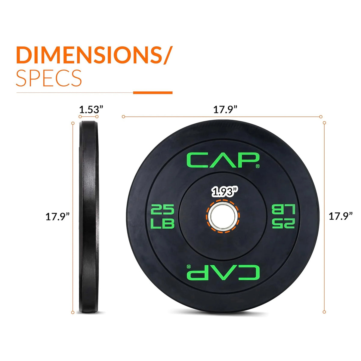 Olympic Rubber Bumper Plates L915