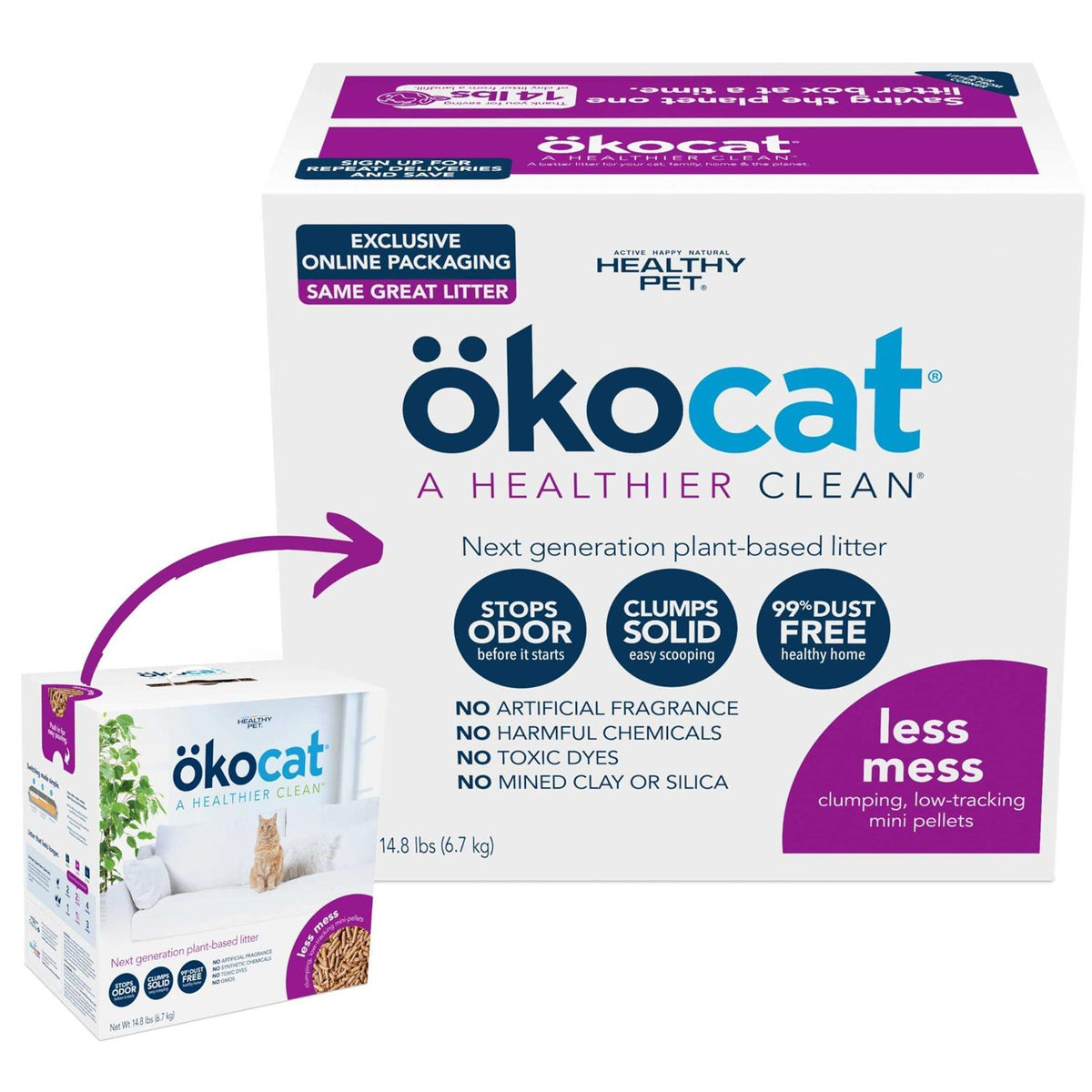 Natural Wood Cat Litter Y762073