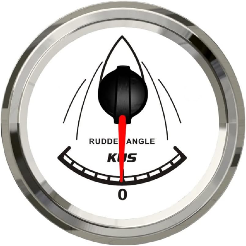 Rudder Angle Indicator Gauge 0-190ohm Signal with Rudder Sensor 52mm T9377