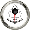 Rudder Angle Indicator Gauge 0-190ohm Signal with Rudder Sensor 52mm T9377