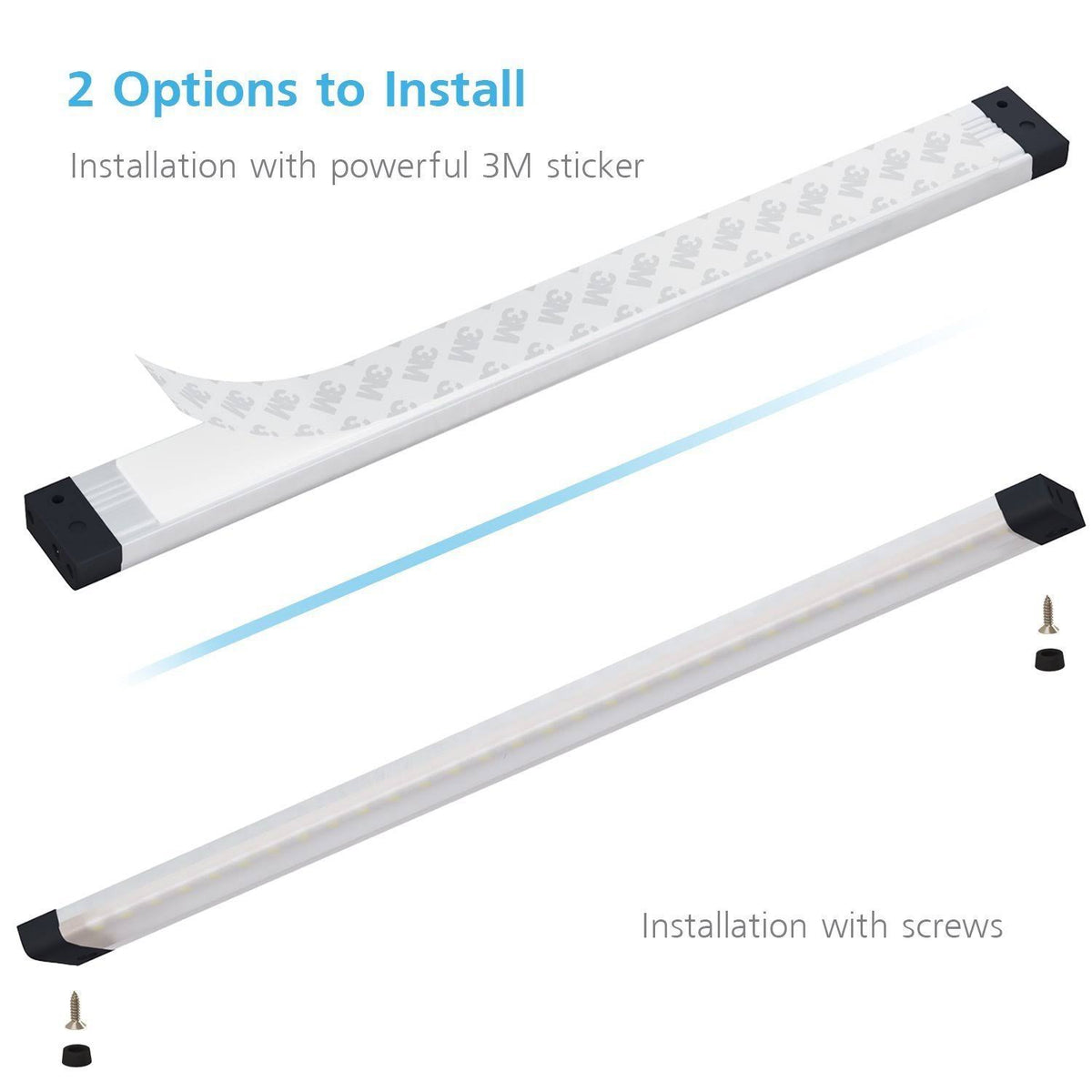 7 inch LED Dimmable Under Cabinet Lighting Kit S33217