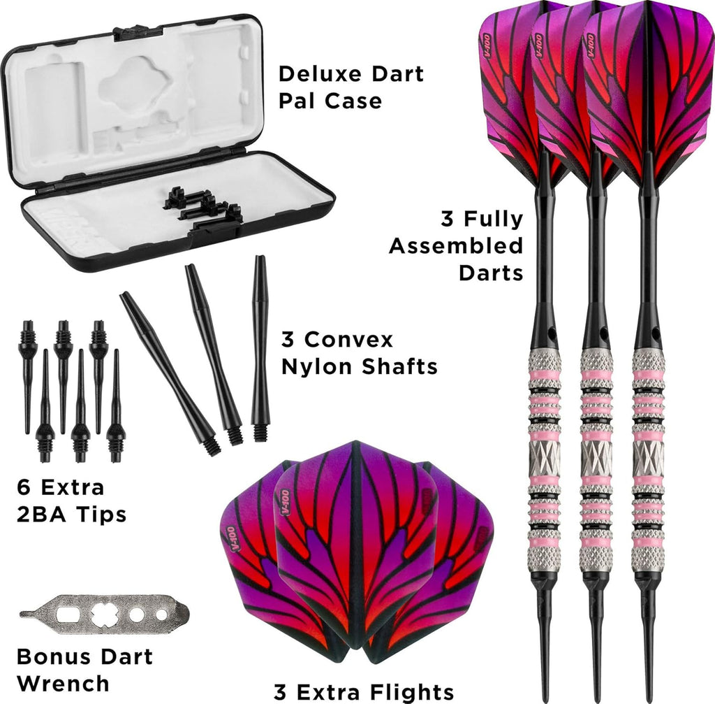 80% Tungsten Soft Tip Darts with Storage Case, 16 Grams X5381