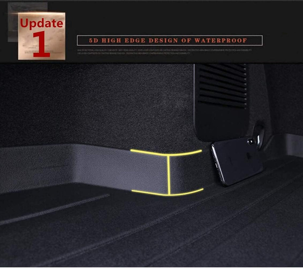 Black TPO Cargo Trunk Tray Floor Mats Protector L2260