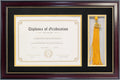 11x22 Diploma Picture Frame with Tassel Holder B52762