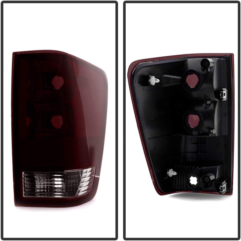 Red Smoked Lens Tail Lights Pair Set Replacement Left+Right D9420
