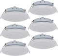 4.5Inch LED RV Puck Light Full Aluminum Recessed Ceiling Lights Pack of 6 D6229