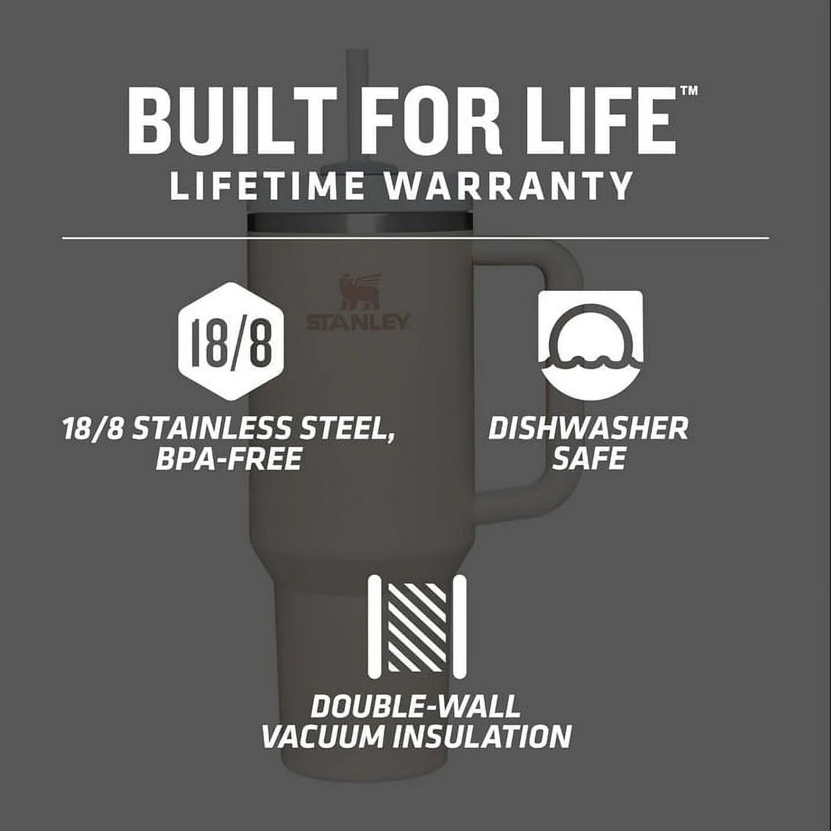 40oz Stainless Steel Tumbler Navy Blue I3808