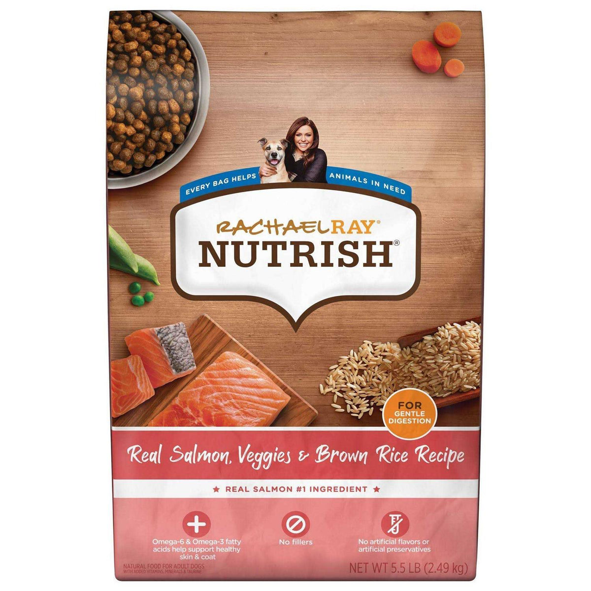 Salmon Veggies & Brown Recipe Dry Dog Food A455189