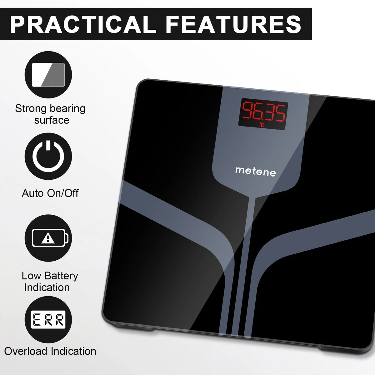 Digital Body Weight Scale up to 400 lbs O568