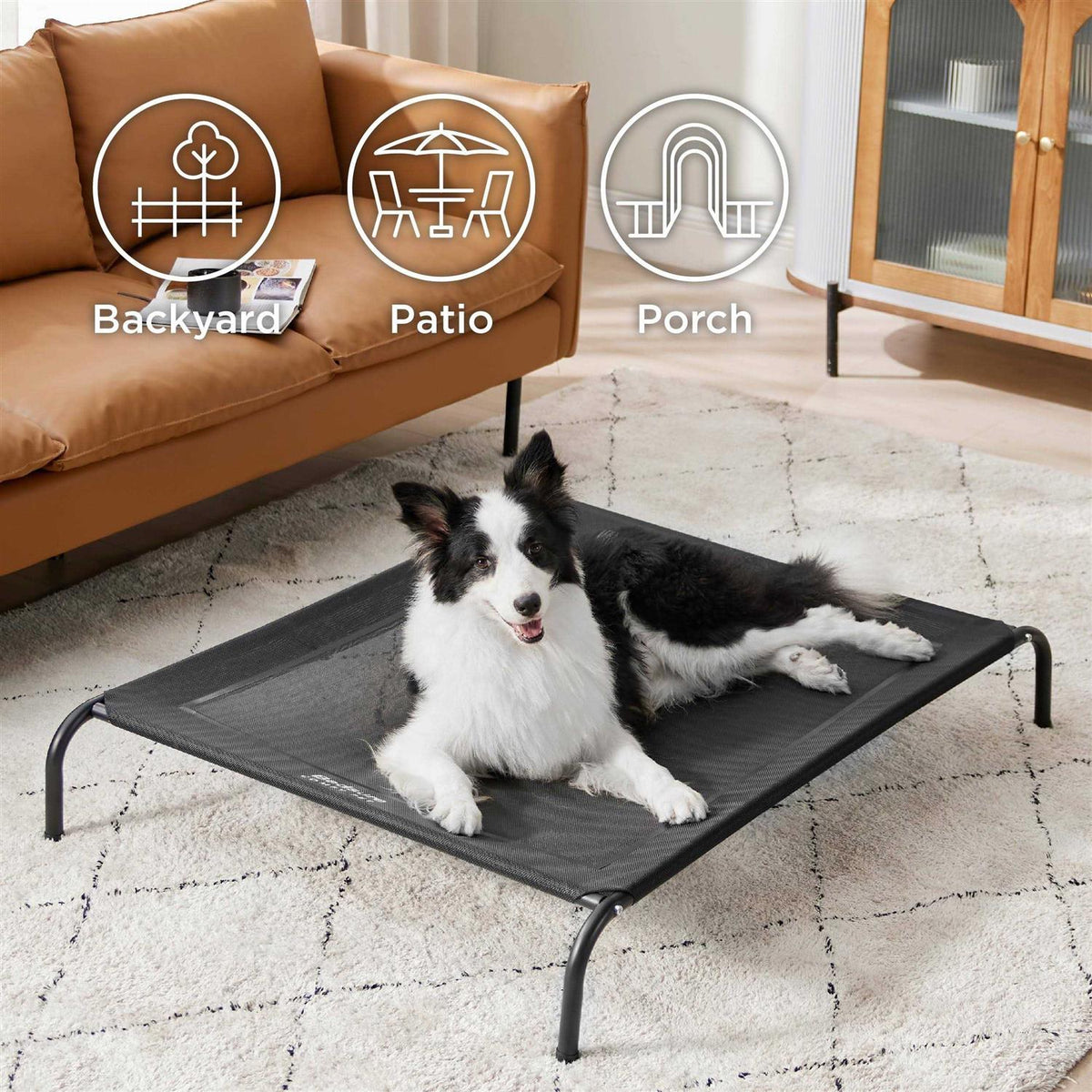 Large Elevated Cooling Outdoor Dog Bed I66441