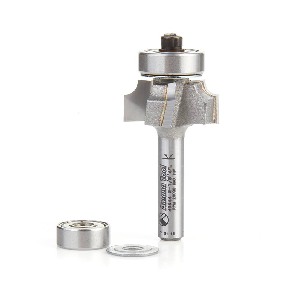 Carbide Tipped 4 Flute Corner Rounding Beading Router Bit V336