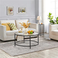 Round Glass-Top Coffee Table E82880
