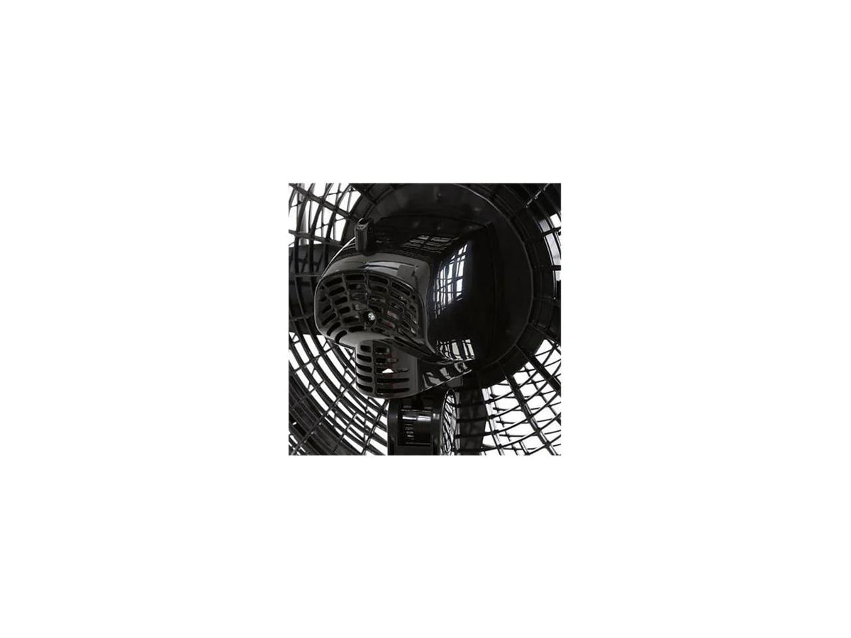 18 Oscillating Pedestal Fan with Remote, 3 Speeds, Black I298410