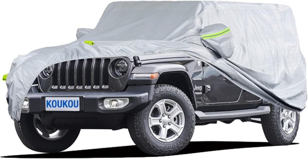 6 Layers SUV Car Cover with Zipper Door G190