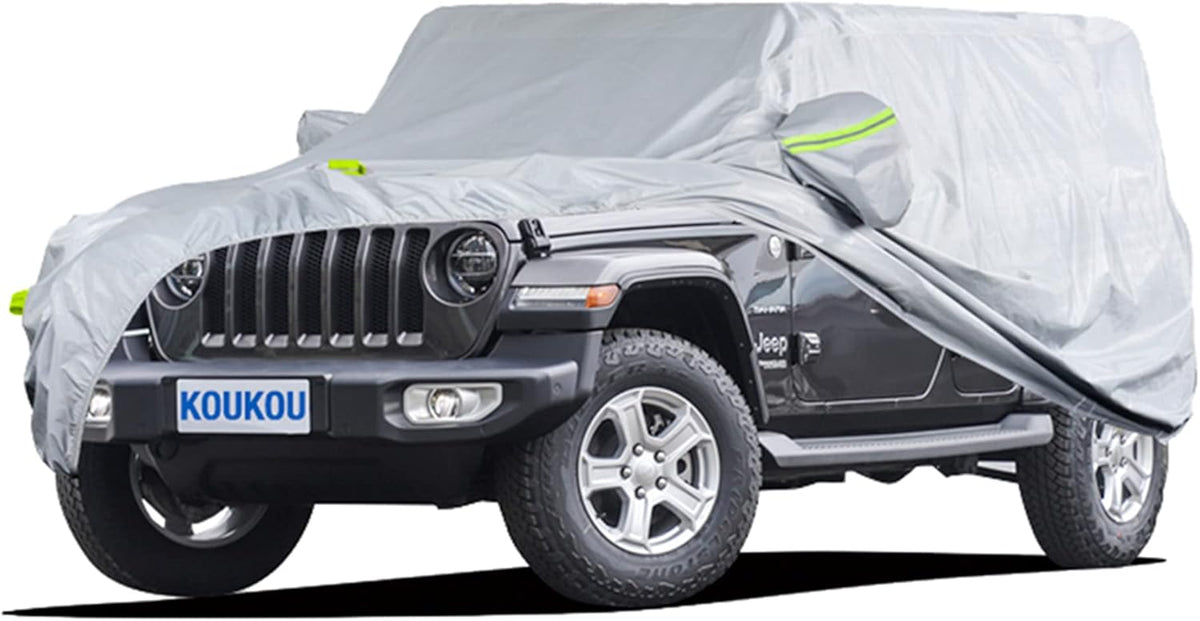 6 Layers SUV Car Cover with Zipper Door G190