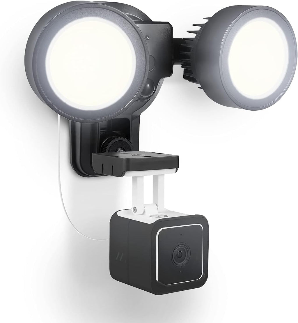 3-in-1 Wired Floodlight, Charger and Mount (Black) I6838