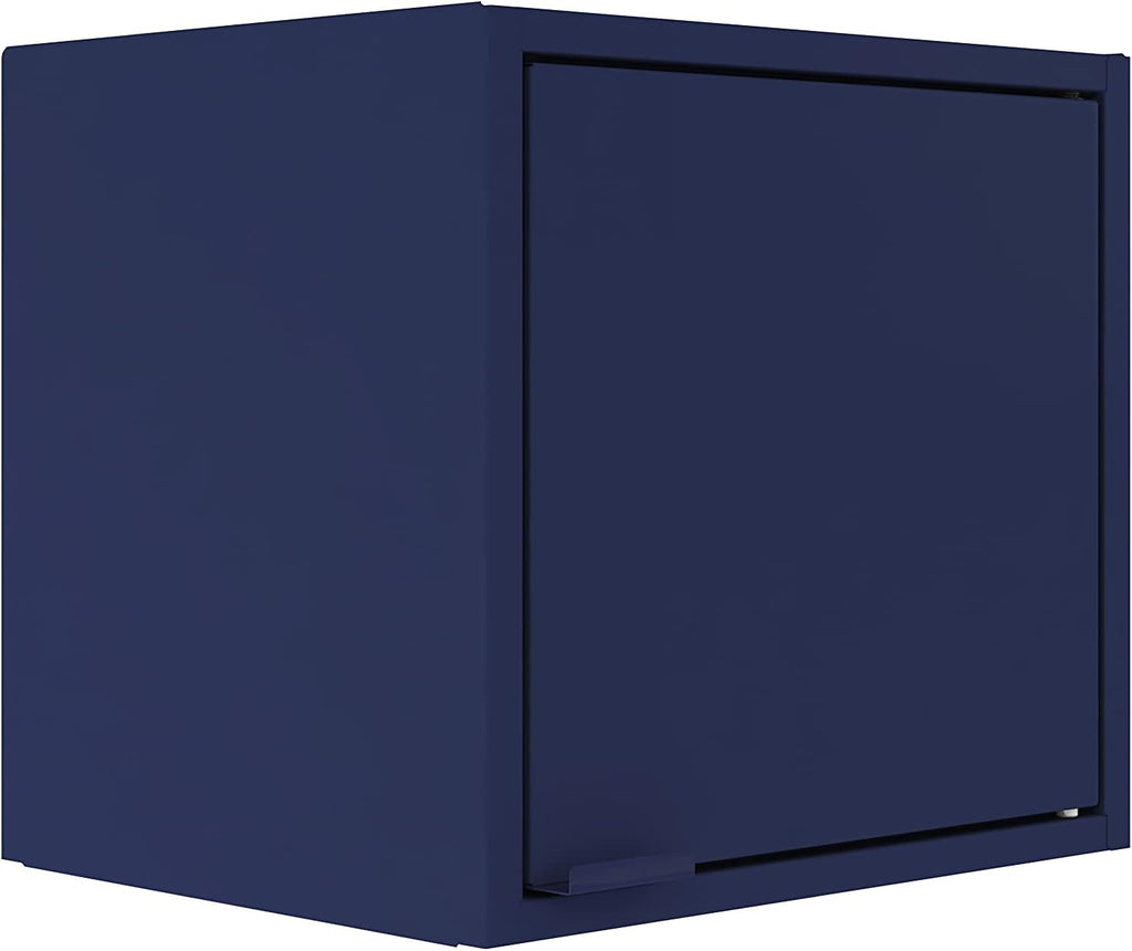 Black and Orange Wall-Mounted Steel Cabinet C691