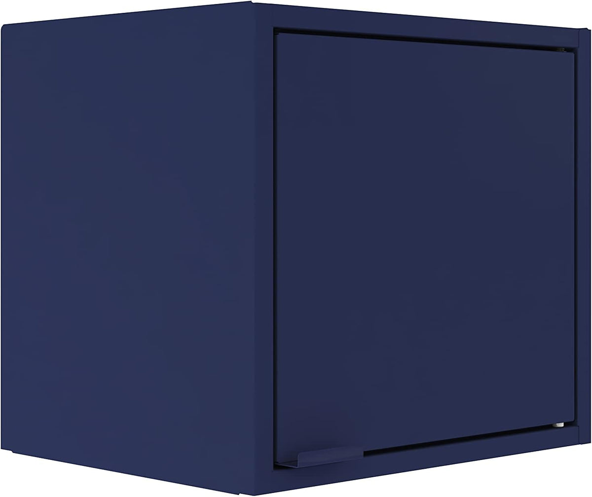 Black and Orange Wall-Mounted Steel Cabinet C691