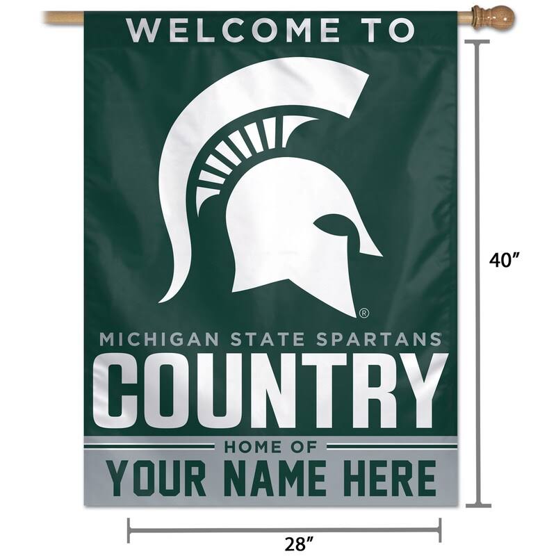 Michigan State Spartans 27 x 37 1-Sided Vertical Banner A527918
