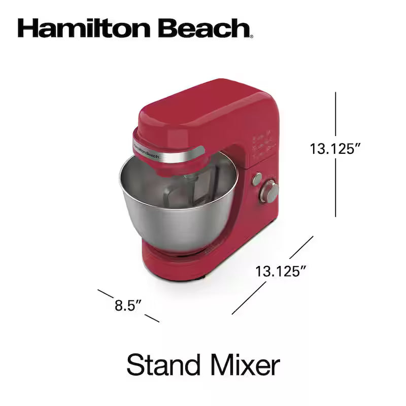 4 Quart 7-Speed Red Stand Mixer K351650
