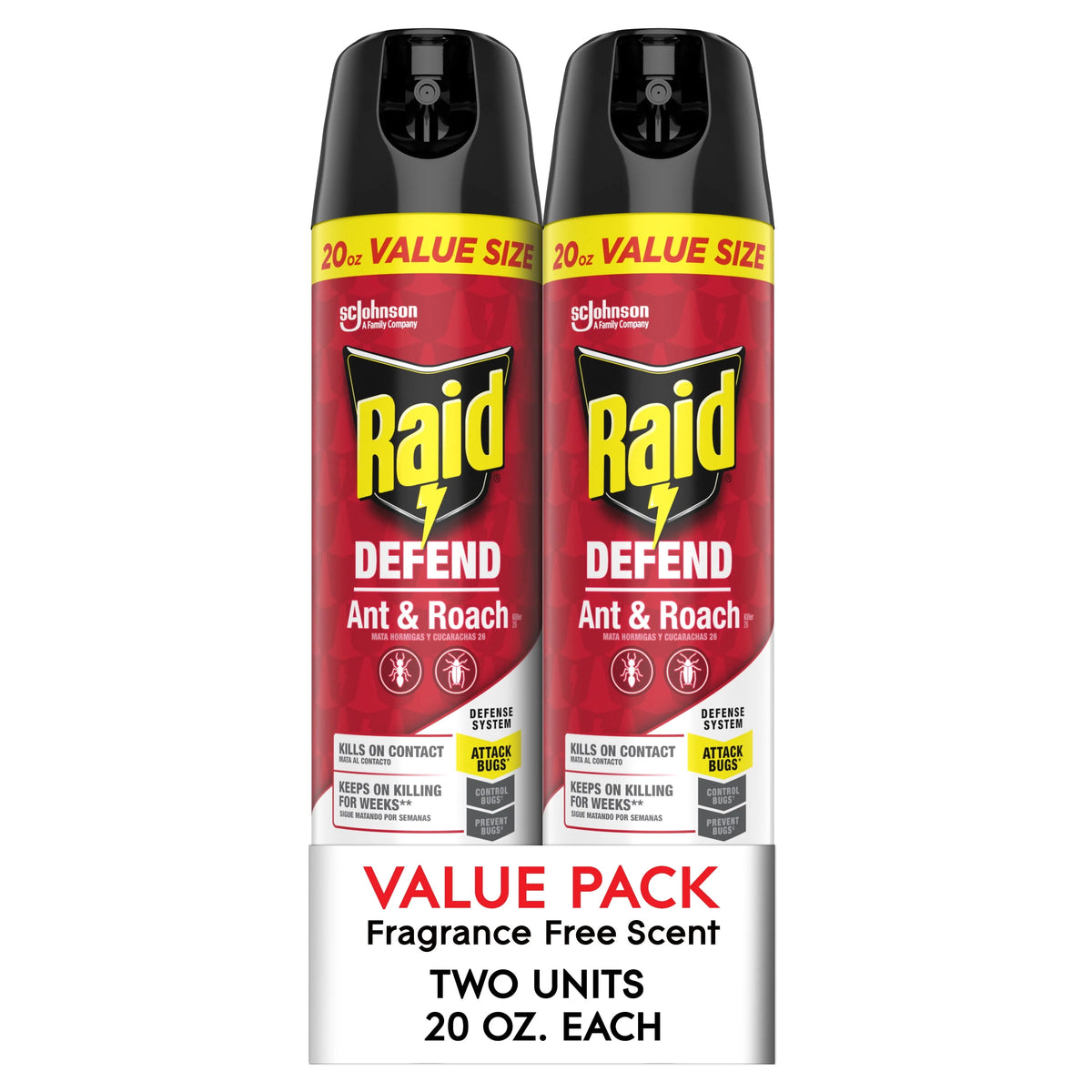 Fragrance-Free Insect Killer Spray 20 oz 2 Count A75041