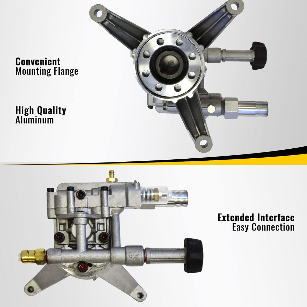 Pressure Washer Pump 7/8 Shaft Vertical 3000PSI 2.3GPM Aluminum Head H316