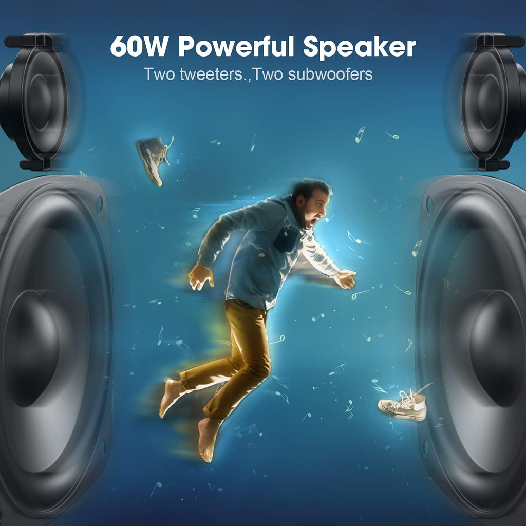 60W Portable Bluetooth Speaker IPX6 Waterproof X55808