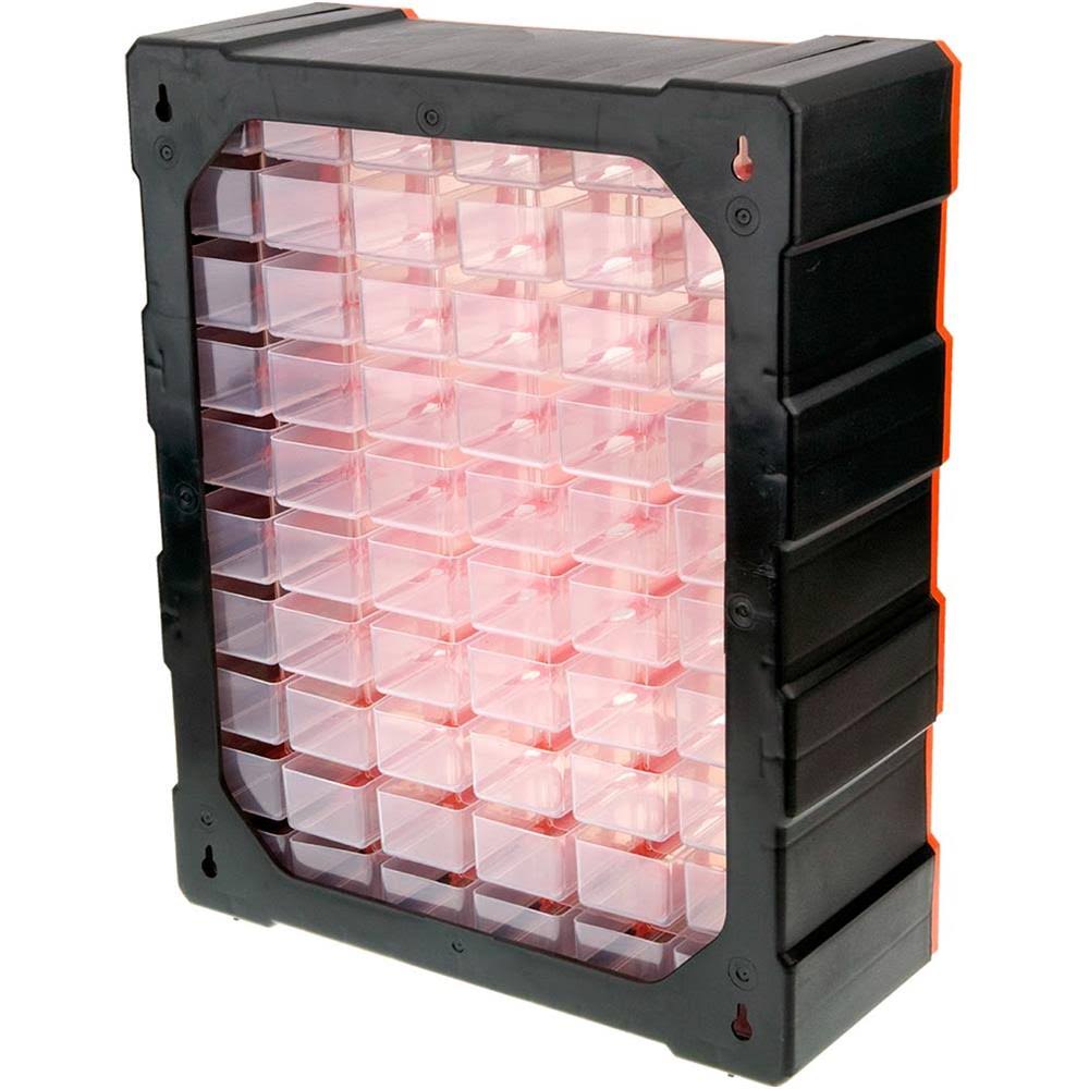 60 Drawer Cabinet Black Orange V866