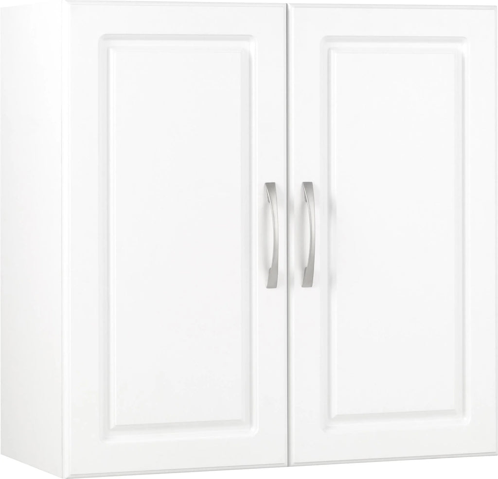 White Garage Storage Wall Cabinet N78885