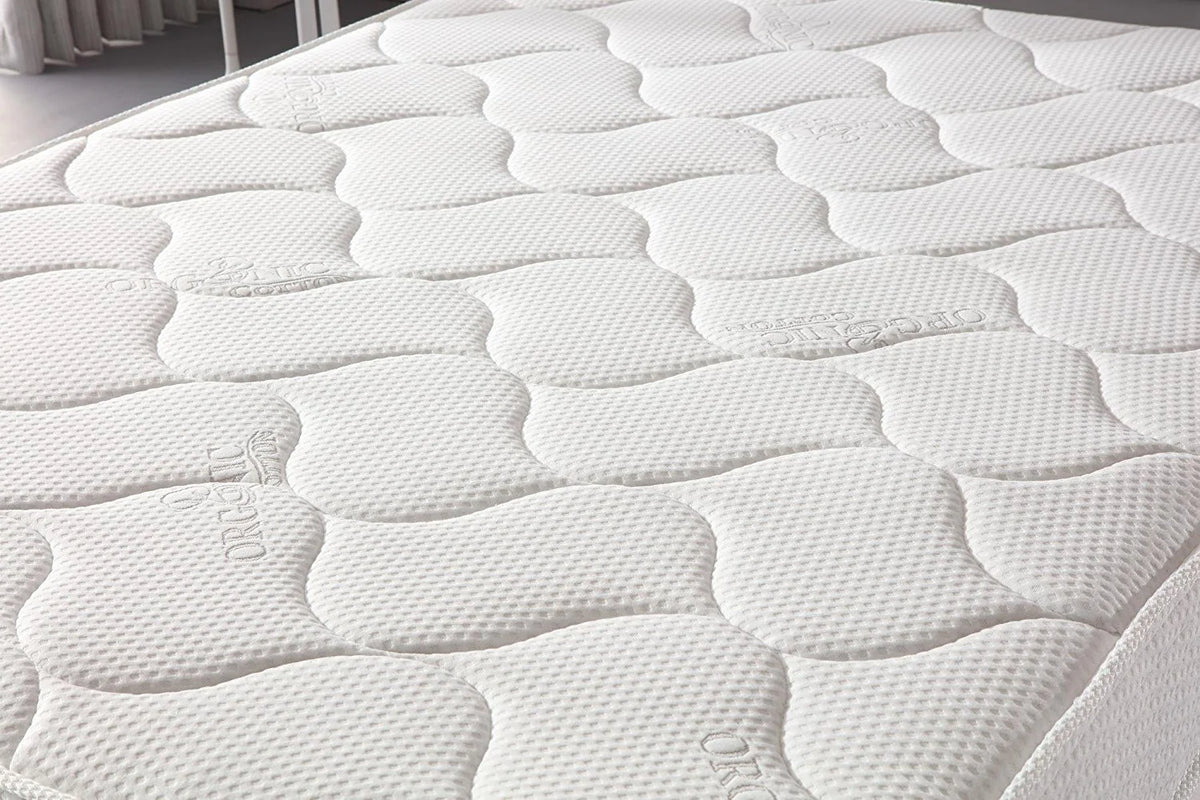 Organic Cotton 10 Spring & Foam Hybrid Mattress Z9062