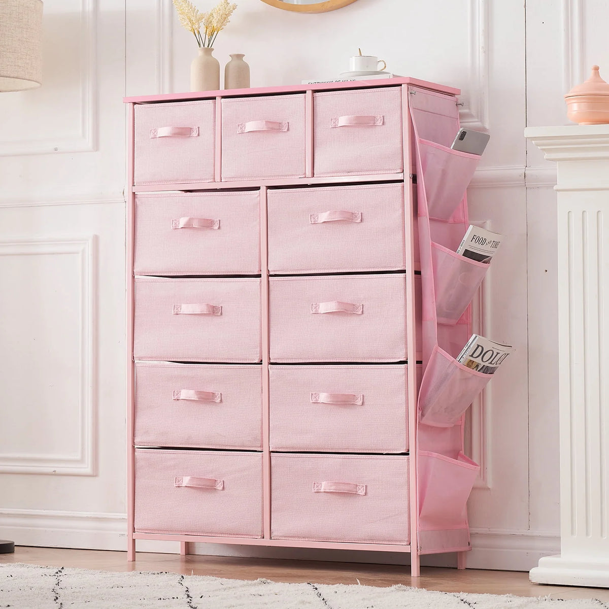 Gray 11 Drawer Chest of Drawers F96359