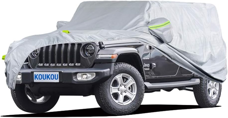 6 Layers SUV Car Cover with Zipper Door G190