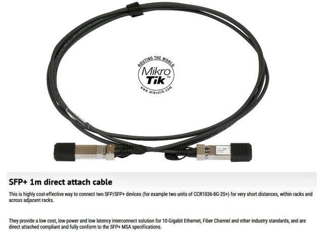 SFP+ 1m Direct Attach Cable Q316