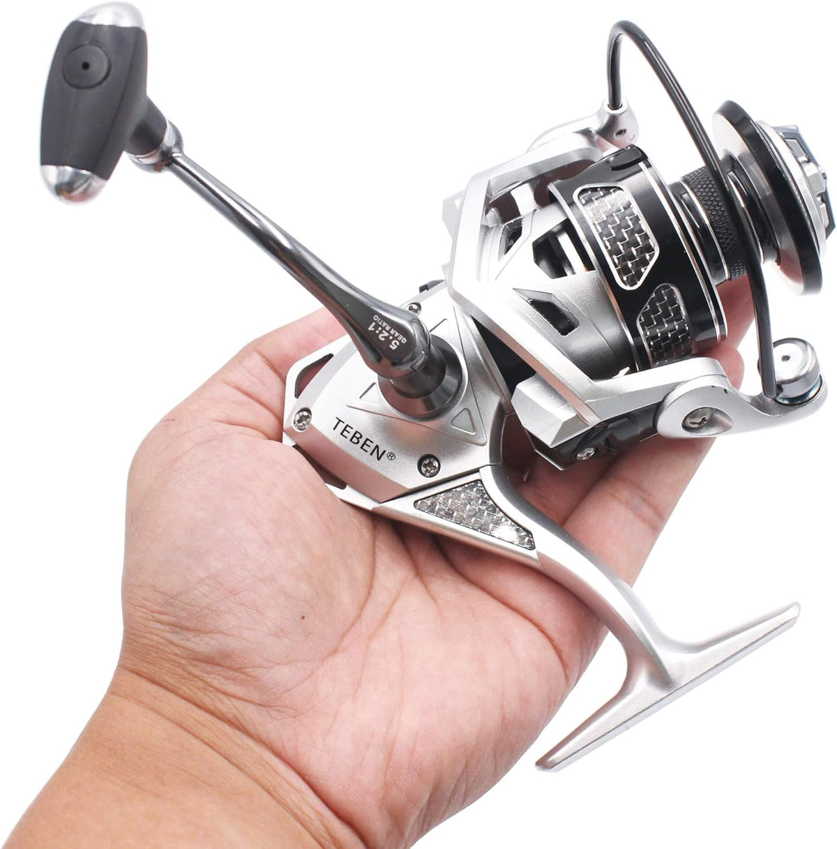 Carbon Fiber Aluminum Alloy Spinning Reel 5+1 BB M85846