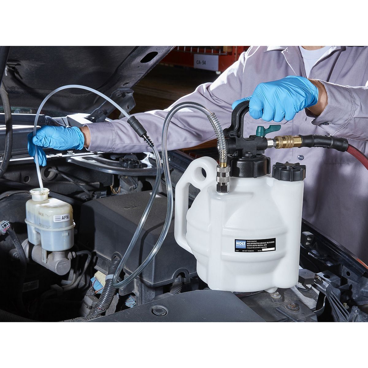 Pneumatic Air Operated Brake Bleeder with Auto-Refill Kit G7268