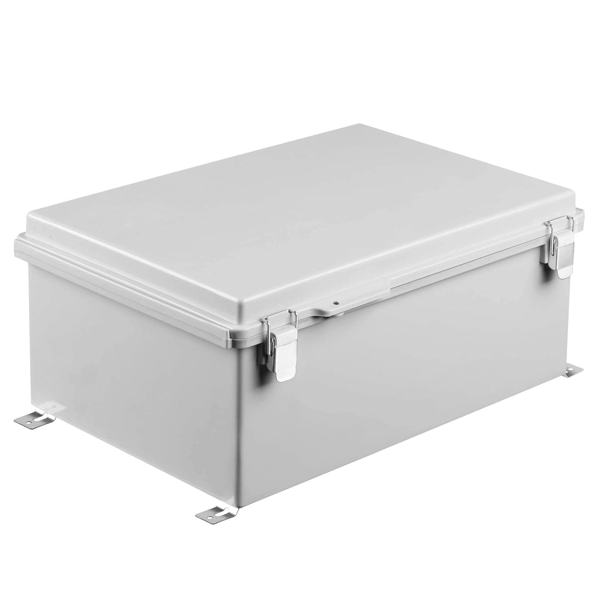 IP67 Waterproof Hinged Cover Plastic Junction Box with Mounting Plate 400×300×180mm W370