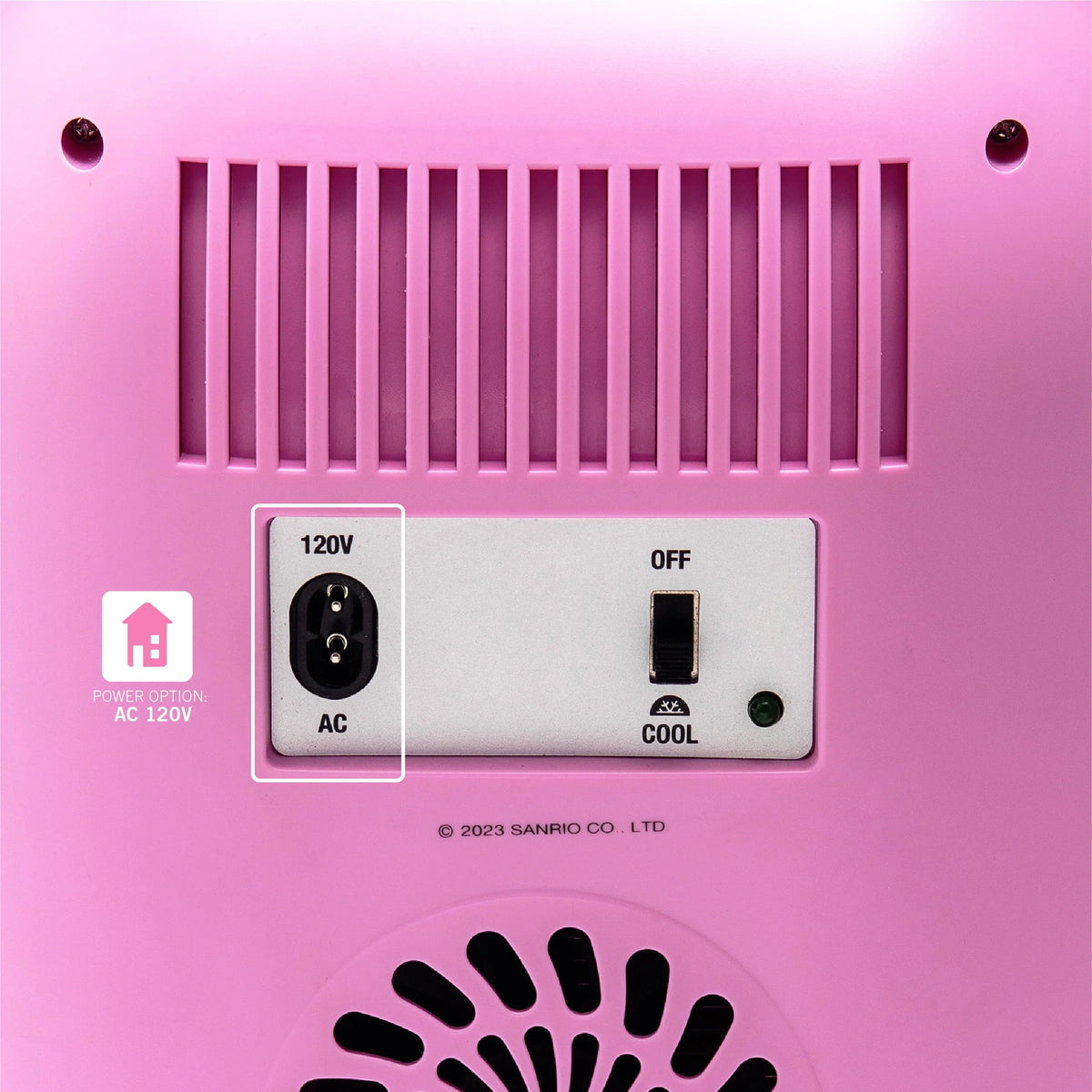 Pink Mini Fridge 7L with Light Up Mirror R806