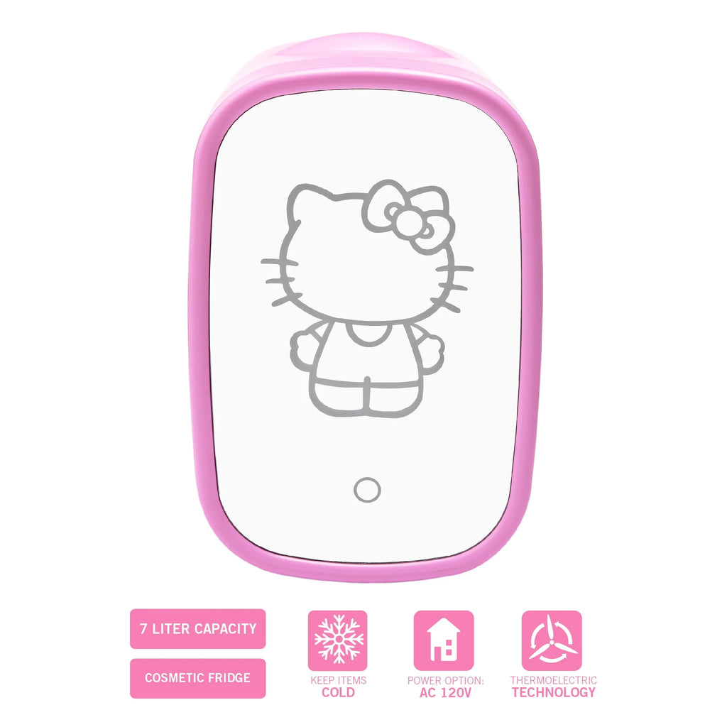 Pink Mini Fridge 7L with Light Up Mirror R806