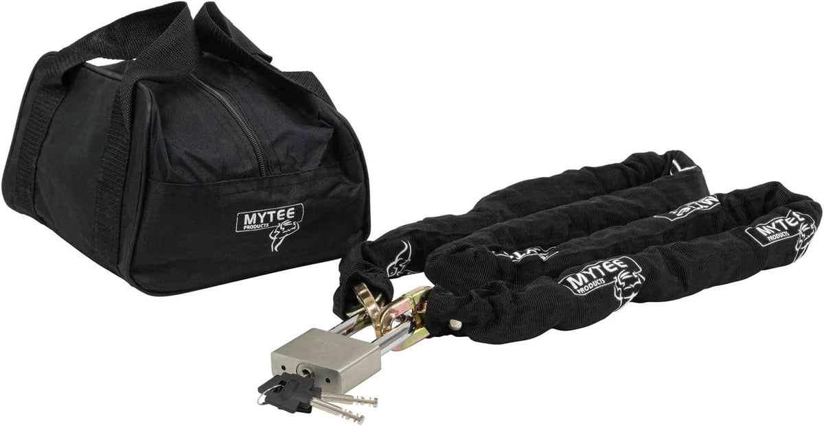 Anti Cut Security Chain and Lock Kit 6 Foot x 3/8 Inch Hardened Chain S5543