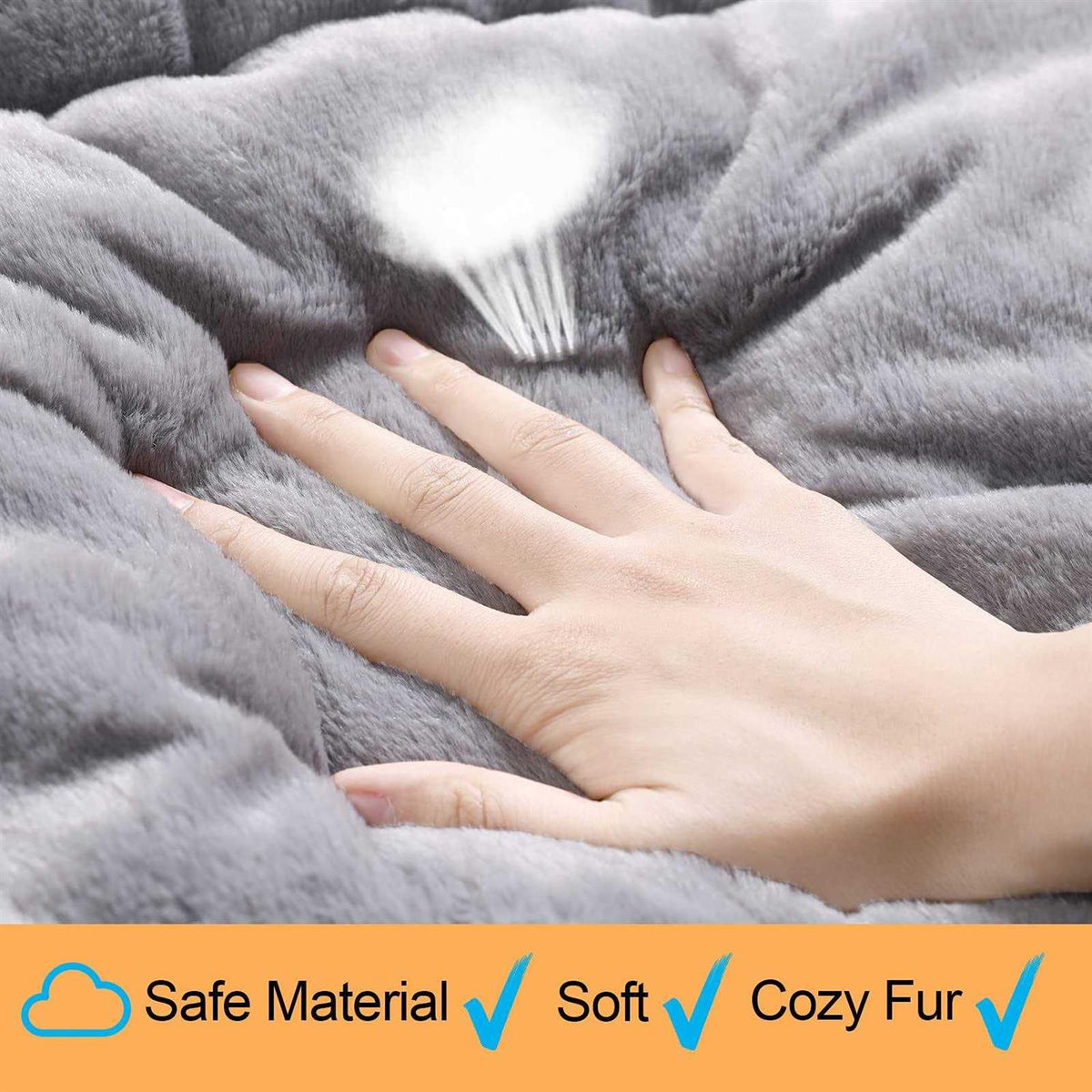 Dog Crate Bed Washable Anti-Slip Kennel Pad S639