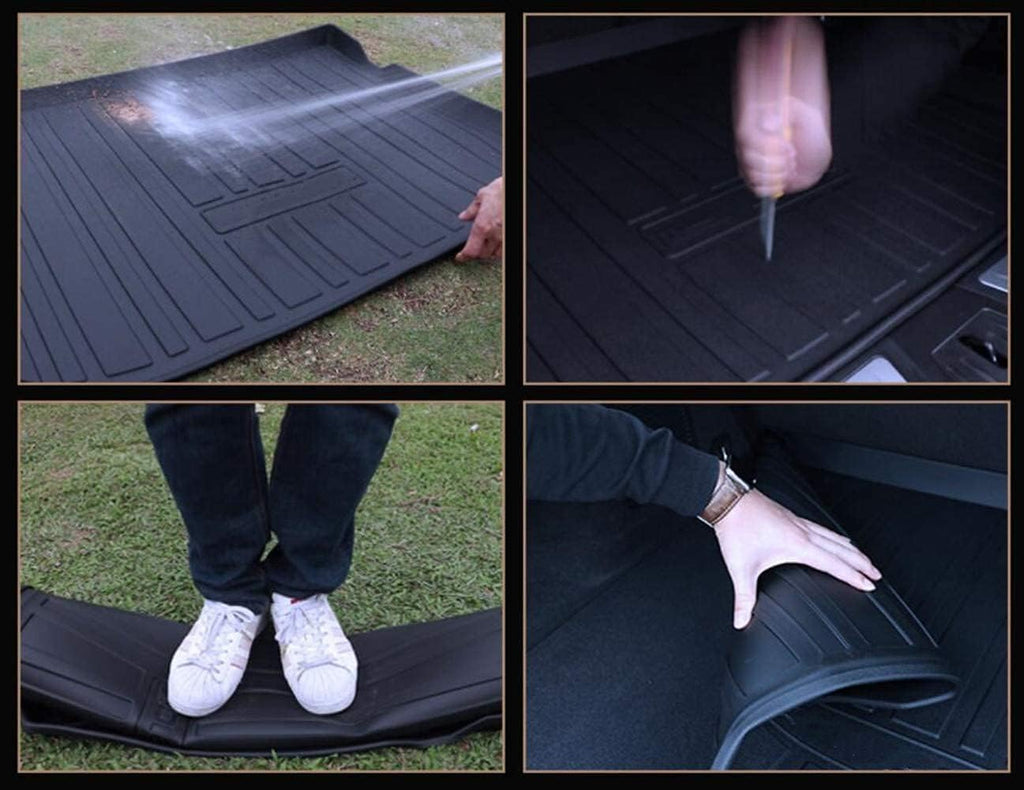 Black TPO Cargo Trunk Tray Floor Mats Protector L2260