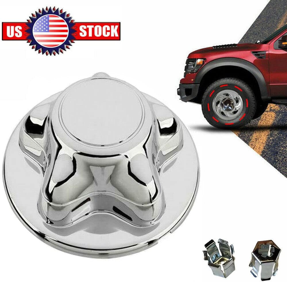 4PCS Chrome 5-Lug Steel Wheel Center Caps S69657