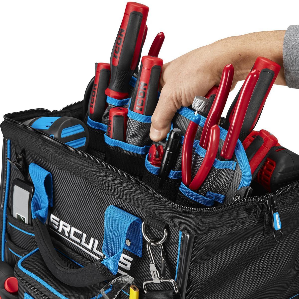 16 in. Large-Mouth Tool Bag O187282