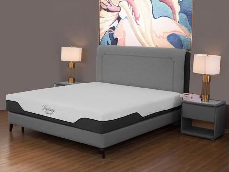 12 Inch Gel Infused Memory Foam Queen Size Mattress B747