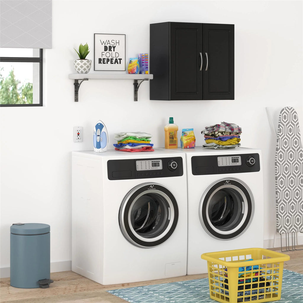 White Garage Storage Wall Cabinet N78885