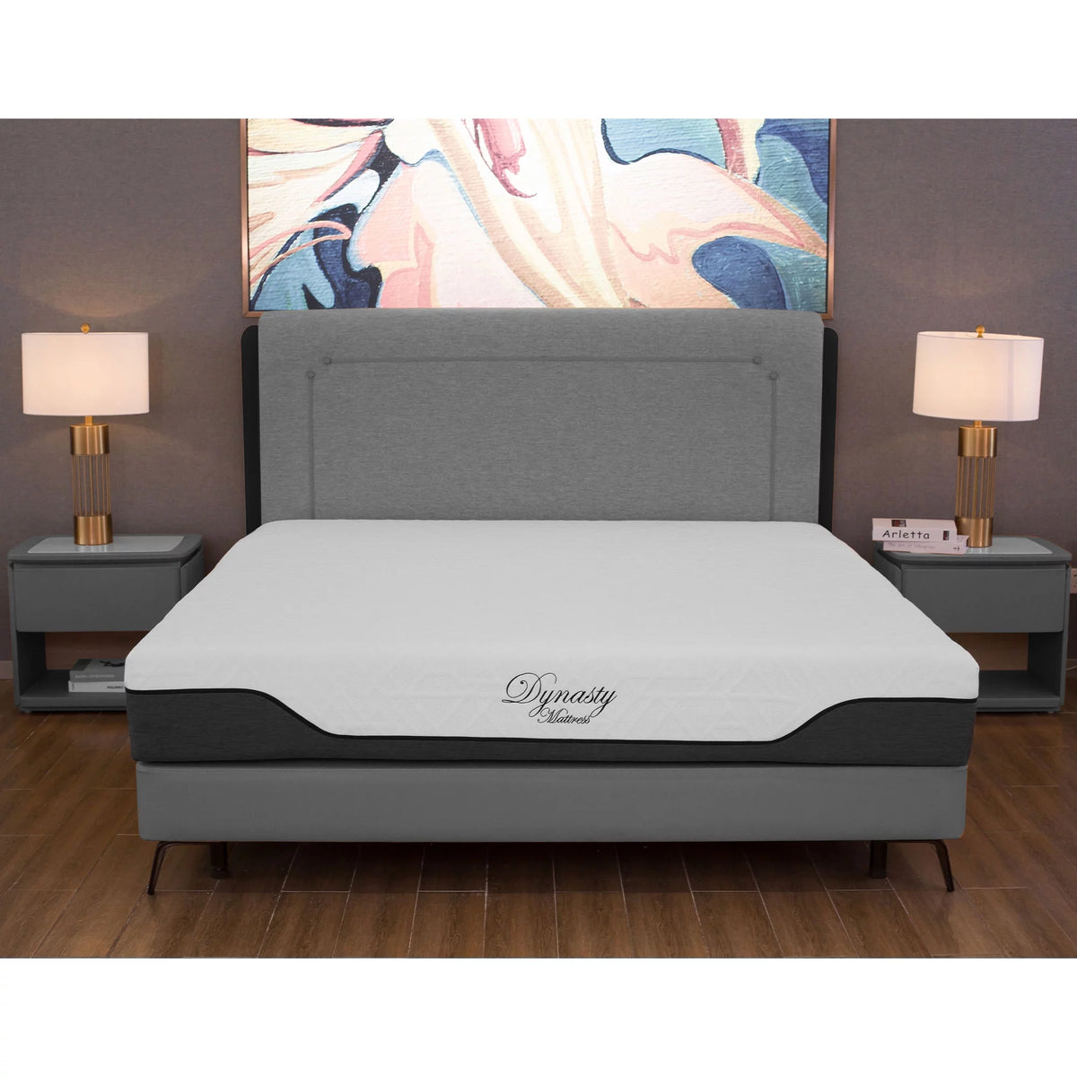 12 Inch Gel Infused Memory Foam Queen Size Mattress B747
