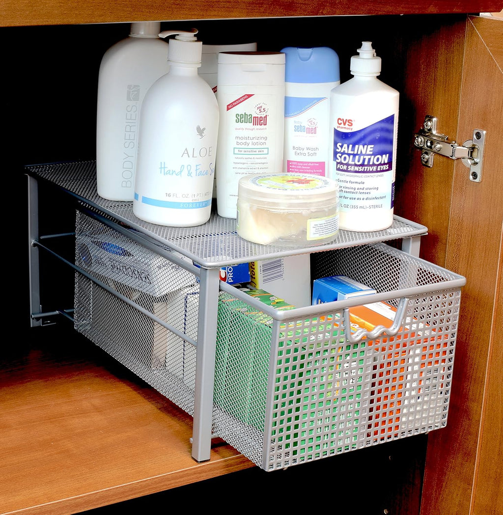 Mesh Cabinet Basket Organizer O25574